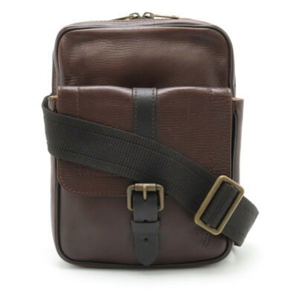 Louis Vuitton Utah Iroquois Shoulder Bag Leather Cafe Black - Picture 1 of 9